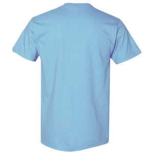 YHM HEAVYWEIGHTS - "SKY BLUE" LOGO ATHLETIC FIT T-SHIRT